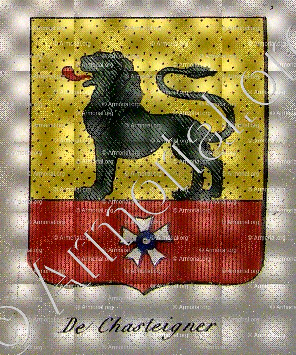 DE CHASTEIGNER_Noblesse d'Empire._France