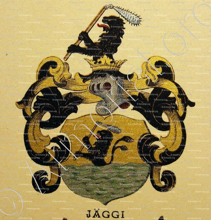 JÄGGI_Wappenbuch der Stadt Basel . B.Meyer Knaus 1880_Schweiz
