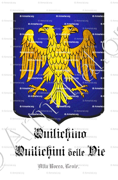 QUILICHINO o QUILICHINI delle VIE_Alta Roca._Corse