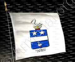 drapeau-OLISLAGERS DE MERSENHOVEN_Armorial royal des Pays-Bas_Europe