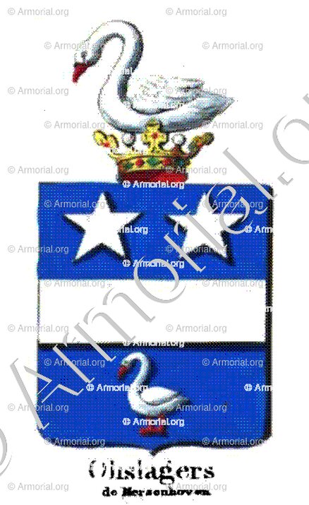 OLISLAGERS DE MERSENHOVEN_Armorial royal des Pays-Bas_Europe