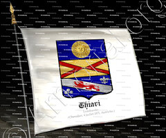 drapeau-CHIARI_Lombardie, Chevalier 4 juillet 1871, Autriche)_Italie