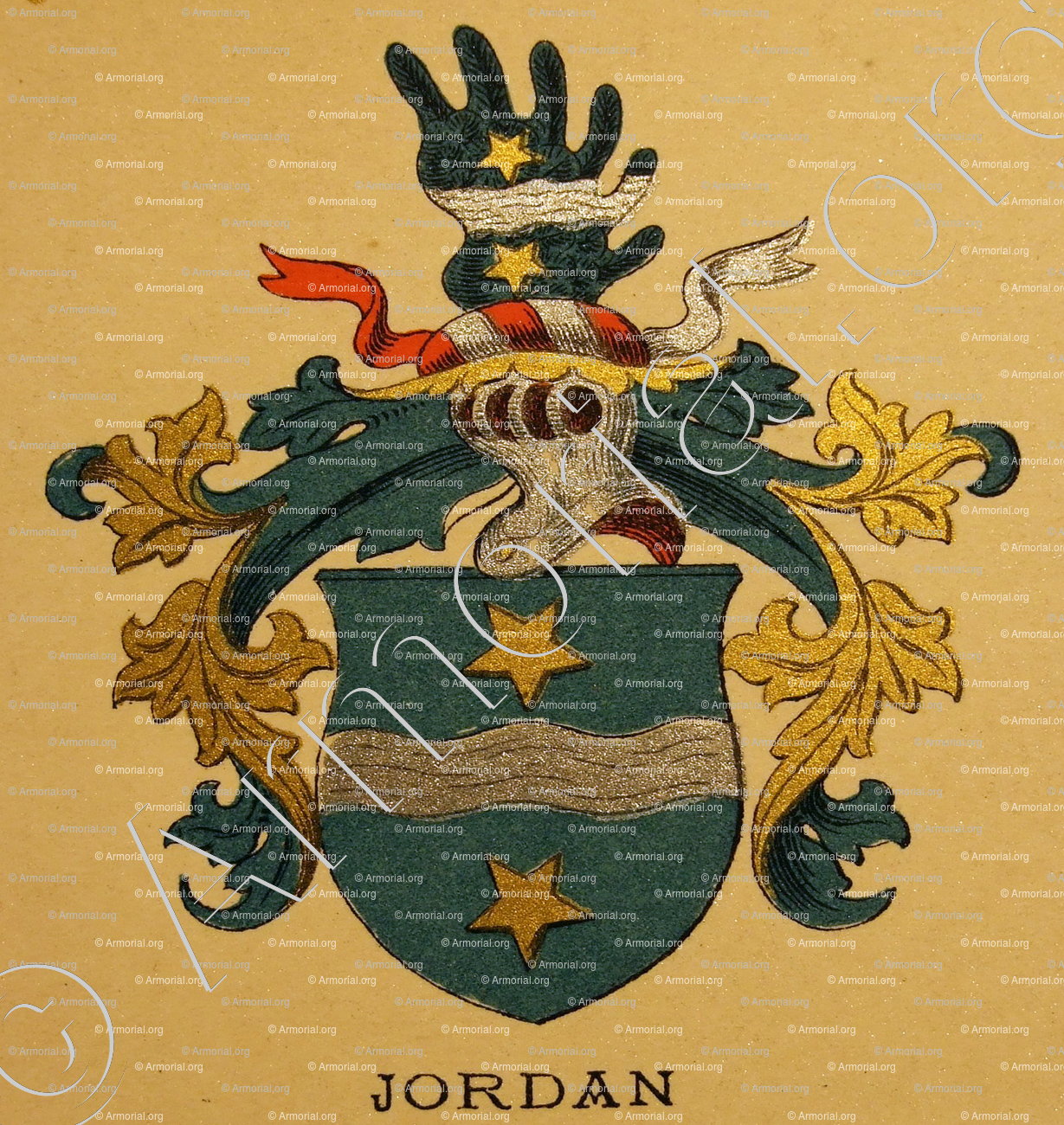 JORDAN - Armoiries, blason, Etymologie et origine, nom de famille,  genealogie, ancêtres, histoire | Armorial.org