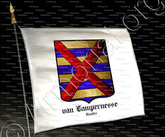 drapeau-Van LAMPERNESSE_Seigneurie de Lampernesse, Ypres._Belgique