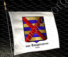 drapeau-Van LAMPERNESSE_Seigneurie de Lampernesse, Ypres._Belgique