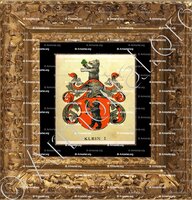cadre-ancien-or-KLEIN - Armorial de la ville de Bâle. B.Meyer Knaus 1880 - Schweiz. Suisse. Svizzera. (i)
