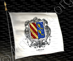 drapeau-de MONTARD_Périgord_France (1)