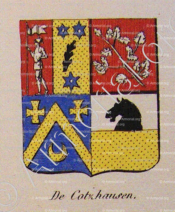 DE COTZHAUSEN_Noblesse d'Empire._France