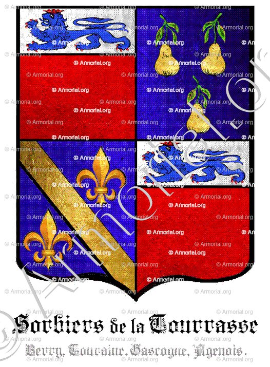 SORBIERS de la TOURRASSE_Berry, Touraine, Gascogne, Agenois._France