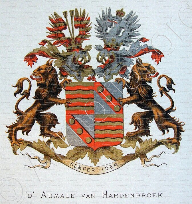 d'AUMALE van HERDENBROEK_Wapenboek van den Nederlandschen Adel._Nederland