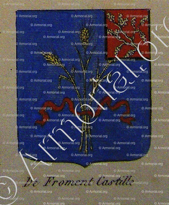 DE FROMENT CASTILLE_Noblesse d'Empire._France