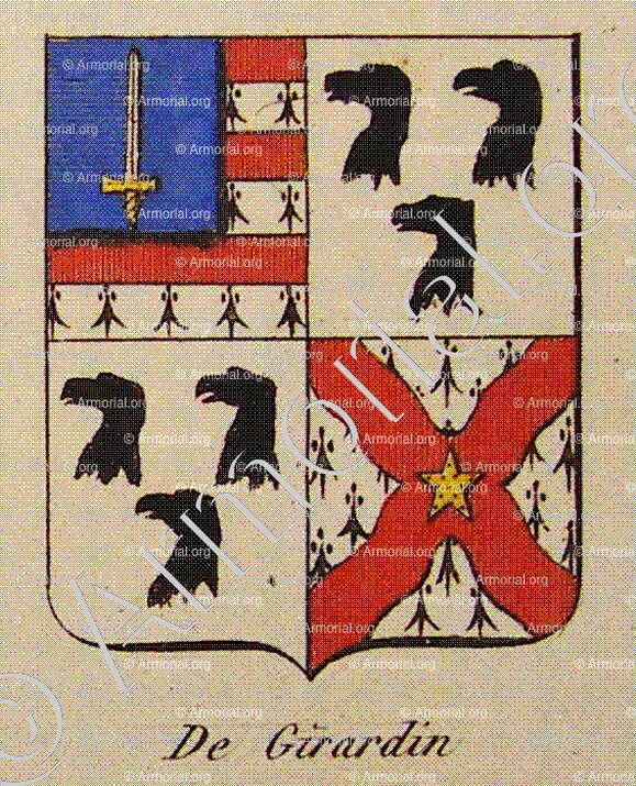 DE GIRARDIN_Noblesse d'Empire._France
