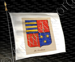 drapeau-DE GROBON_Noblesse d'Empire._France