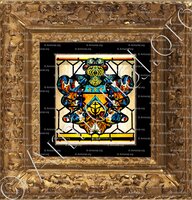 cadre-ancien-or-PÉRICARD_Normandie, Maine, Champagne (vitrail musé de Troyes)._France ()