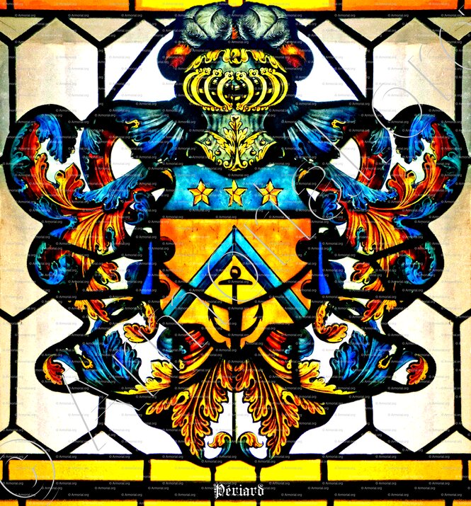 PÉRICARD_Normandie, Maine, Champagne (vitrail musé de Troyes)._France ()