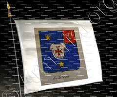 drapeau-DE LA CROIX_Noblesse d'Empire._France