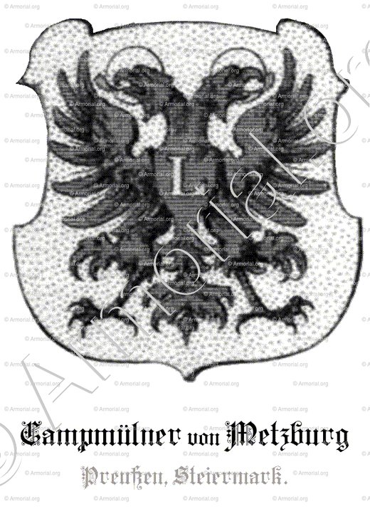 CAMPMÜLNER von METZBURG_Preußen, Steiermark._Deutschland, Österreich