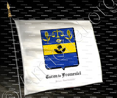 drapeau-CARON de FROMENTEL_Artois, Bourbonnais._France (2)