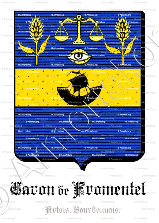 CARON de FROMENTEL_Artois, Bourbonnais._France (2)