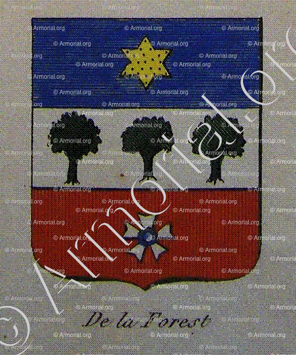 DE LA FOREST_Noblesse d'Empire._France