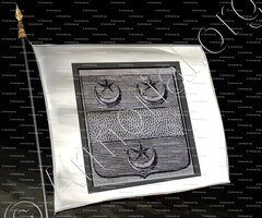 drapeau-DE BOISVILLIERS_Seigneurs de Marchais_France