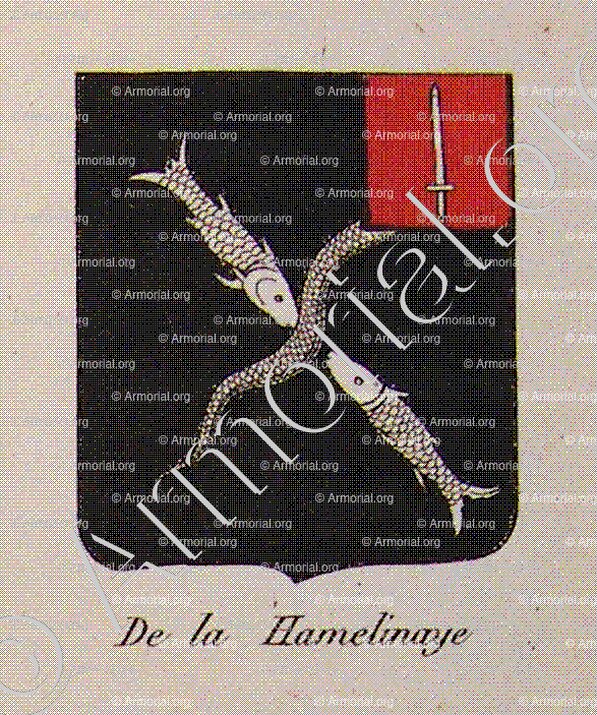 DE LA HAMELINAYE_Noblesse d'Empire._France