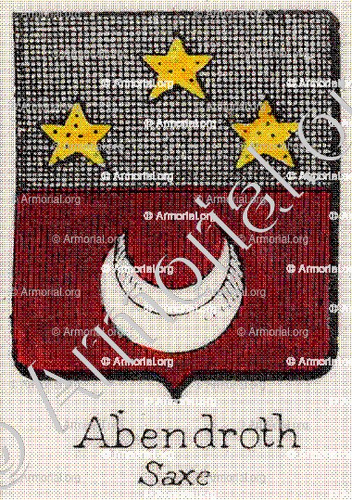 ABENDROTH_ Saxe_ Allemagne