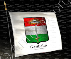 drapeau-GARIBALDI_Nizza 1807, Caprera 1882 (Giuseppe Garibaldi._Contea di Nizza Italia