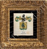 cadre-ancien-or-FIVAZ_Armorial historique du Pays de Vaud, par A. de Mandrot, 1880._Suisse