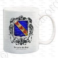 mug-LÉRIGET de la FAYE_Angoumois, Dauphiné, Paris._France (1)