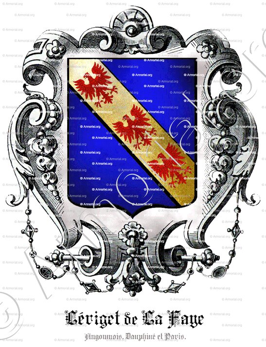 LÉRIGET de la FAYE_Angoumois, Dauphiné, Paris._France (1)