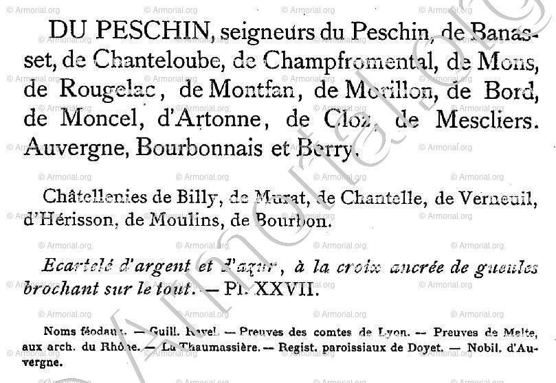 Du PESCHIN