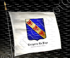 drapeau-LÉRIGET de la FAYE_Angoumois, Dauphiné, Paris._France (2)