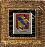 cadre-ancien-or-DE LASCASES_Noblesse d'Empire._France