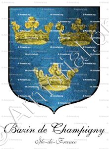 BAZIN de CHAMPIGNY