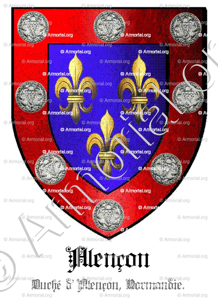 ALENÇON_Duché d'Alençon, Normandie._France
