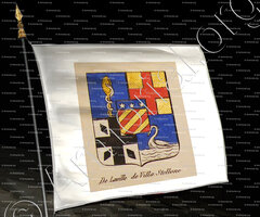 drapeau-DE LAVILLE DE VILLA STELLONE_Noblesse d'Empire._France