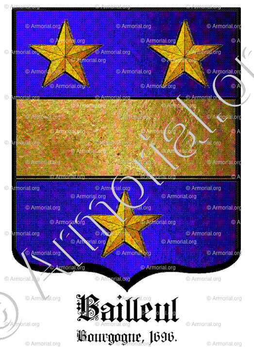 BAILLEUL_Bourgogne, 1696._France (i)