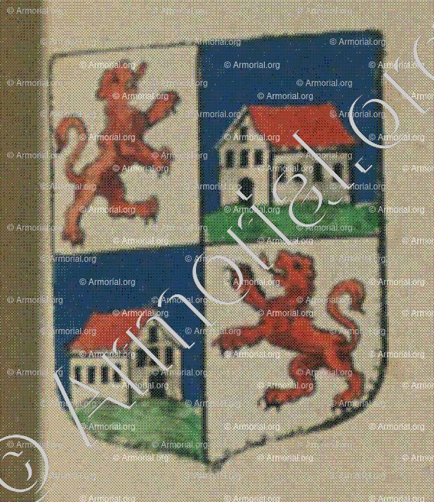 HAUS (Alsace)_Blason enregistré sous le règne de Louis XIV_France 