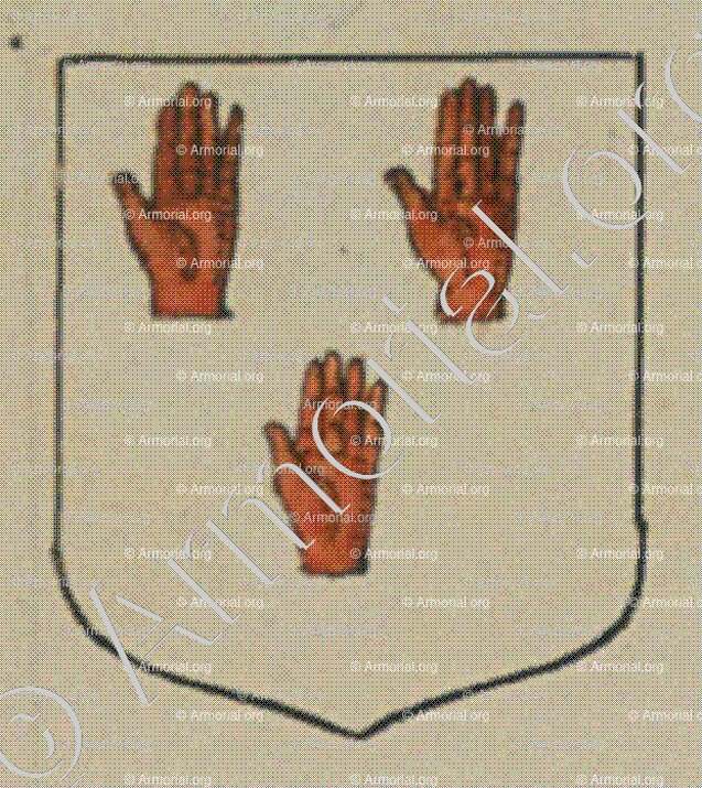 HAUSMAINEL (Alsace)_Blason enregistré sous le règne de Louis XIV_France 