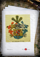 velin-d-Arches-KLINGELFUSS_Wappenbuch der Stadt Basel . B.Meyer Knaus 1880_Schweiz
