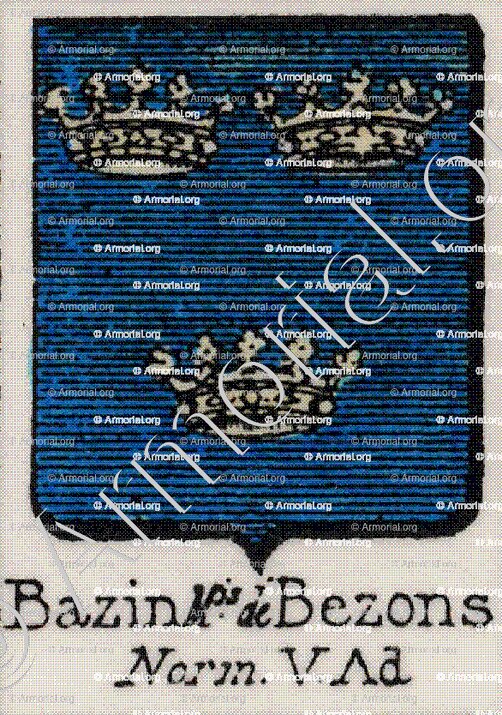 BAZIN Marquis de BEZONS_Normandie_France