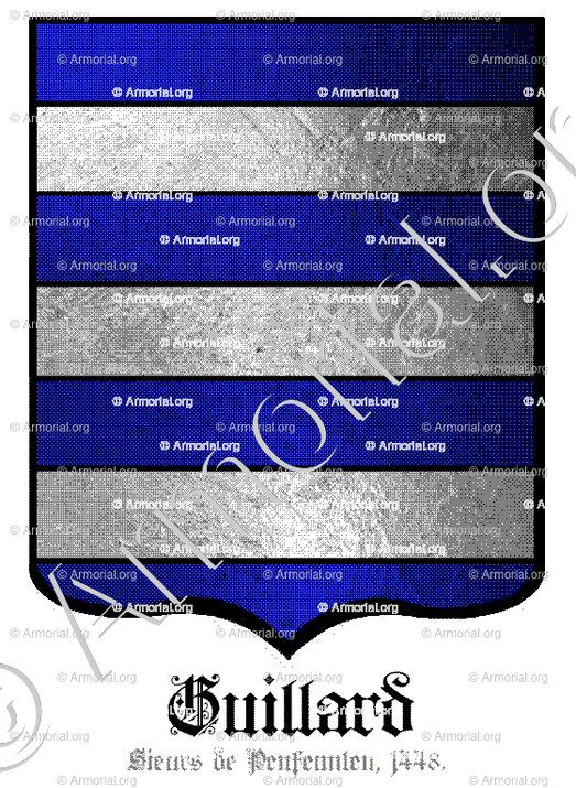 GUILLARD Sieurs de Penfeunten_Bretagne, 1448._France