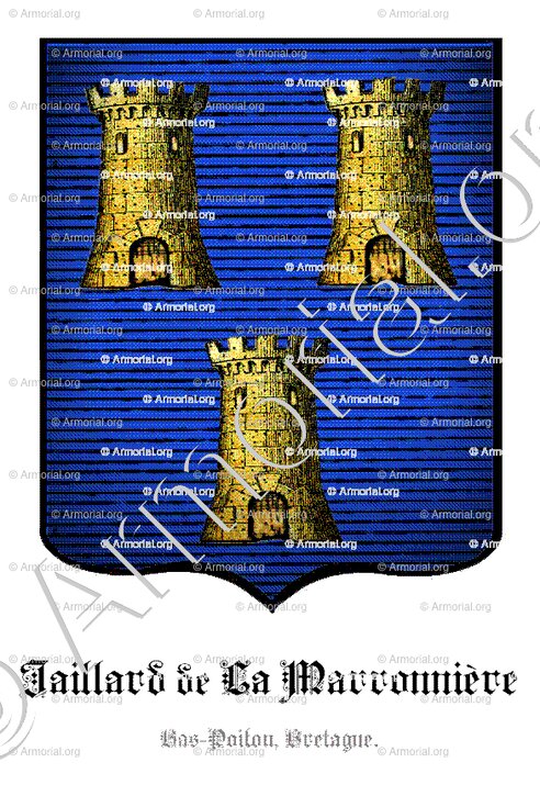 JAILLARD de la MARRONNIERE_Bas-Poitou, Bretagne._France (2)