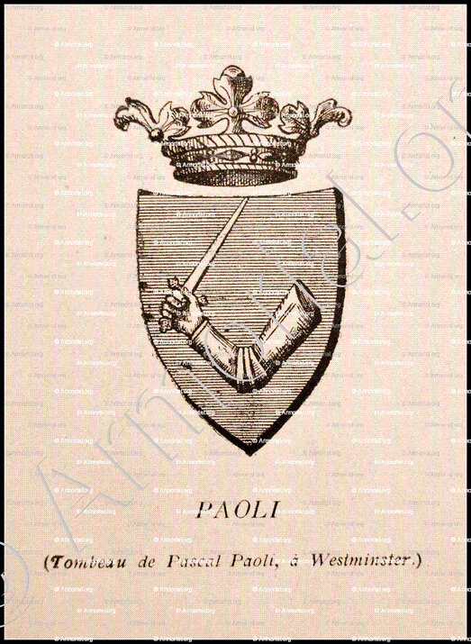 PAOLI_Corse. Armorial Corse, 1892._France (1)