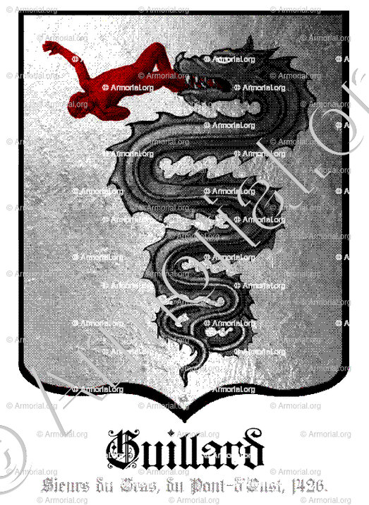 GUILLARD Sieurs du Gras, du Pont-d’Oust_Bretagne, 1426._France