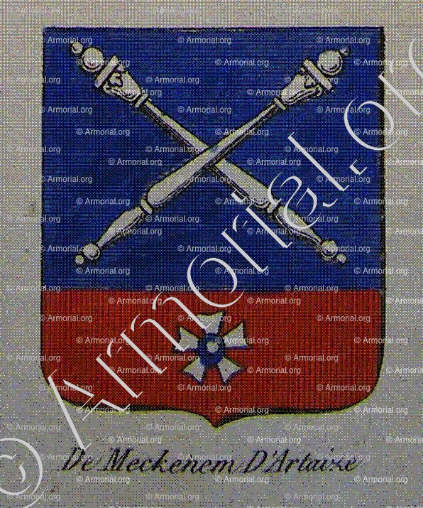 DE MECKENEM D'ARTAIZE_Noblesse d'Empire._France