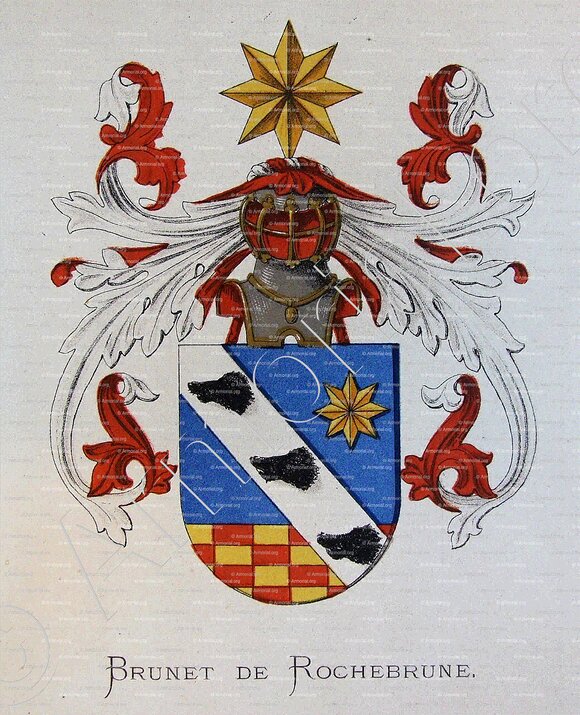 BRUNET de ROCHEBRUNE_Wapenboek van den Nederlandschen Adel. (J.B. Rietstap)._Nederland (i)