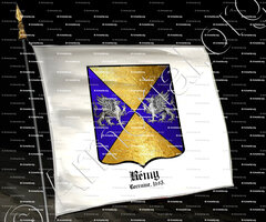 drapeau-REMY_Lorraine. Sgrs. de Saint-Evre (Dom Pelletier) anoblis 9 août 1583_France (iv)