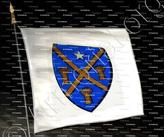 drapeau-MAGDALENI de VOUREY_Ancien Duché de Savoie_États de Savoie